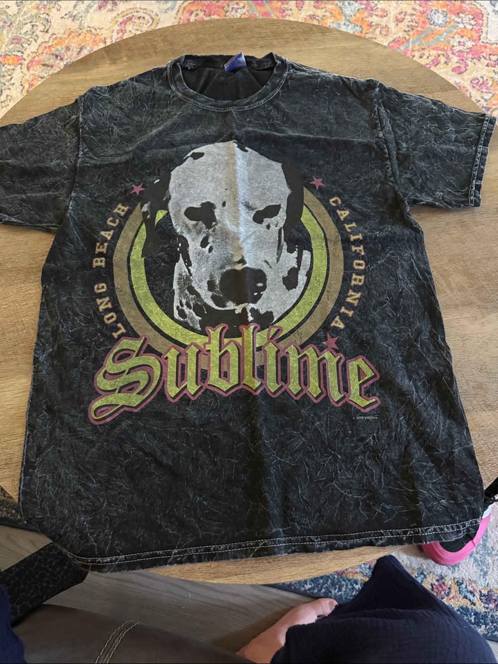 Sublime Sleeve Graphic Tee - Black Mineral Wash